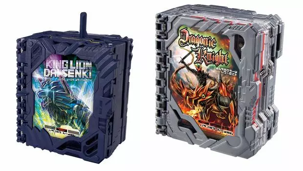 Bandai Камен Райдер Сэйбер DX Драконий Рыцарь и Король Лев Великие Хроники Чудо Книга Поездки