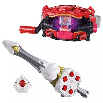 Bandai Kamen Rider Gav DX Henshin Belt Рекомендуемый комплект специального платья Gav & Gav Whip Pier