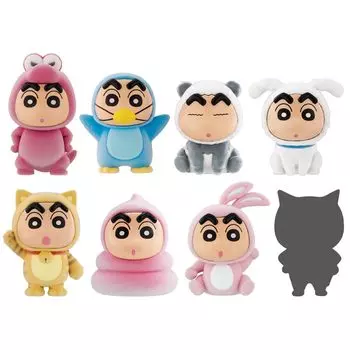 BANDAI Kigurumi Crayon Candy Gum Шин-чан (10 кусочков) Игрушка/Жевание (Мелок Шин-чан)