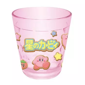 Bandai Kirby of the Stars сверкающая прозрачная чашка розовая xx HK-CL2-PK размер: В9.1 Ш8.3 Г8.3см