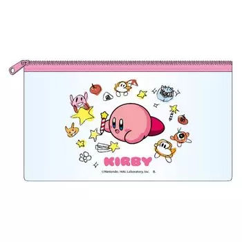 Bandai Kirby of the Stars Vinyl Flat Pouch Pink x W20 x Co., Ltd. H11.5 D1.8cm HK-VFP-PK
