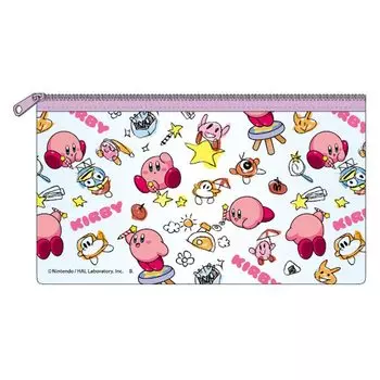 Bandai Kirby of the Stars Vinyl Flat Pouch Purple x W20 x Co., Ltd. H11.5 D1.8cm HK-VFP-PP