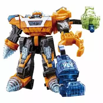 Bandai Mashin Sentai Kiramager Mashin Deformation DX Gigant Driller Mashin Armed Set