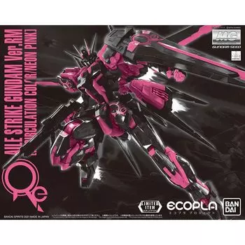 BANDAI MG Ale Strike Gundam Mobile Suit Gundam SEED 1/100 Ver.RM [рециркуляция/неоново-розовый]