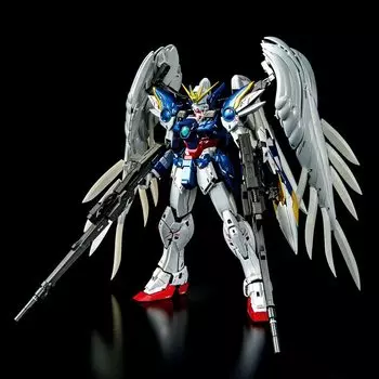 BANDAI MG Gundam Base Limited Wing Gundam Zero EW Mobile Report Gundam W Series 1/100 Ver.Ka [титановый финиш] (Крыло) золотой
