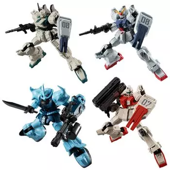 BANDAI Mobile Suit Gundam G Frame FA 08th MS Platoon SPECIAL SELECT Candy Gum Suit Gundam (10 кусочков) Игрушка/Жевание (Мобильная серия)