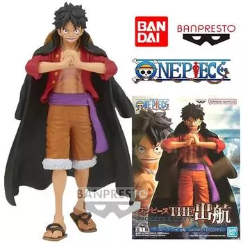 Bandai Namco Banpresto One Piece The Set Sail Monkey. D. Луффи 14 см оригинальная аниме фигурка модель детская игрушка подарок на день рождения коллекция
