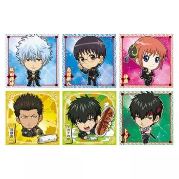 BANDAI Niformation Gintama Seal Wafers 2 Candy (20 штук) игрушки/вафли (выпечка сладостей) (Гинтама)