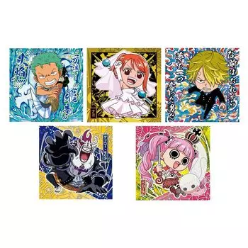 BANDAI Niformation One Piece Пиратские Печати Вафли Коробка Конфеты Игрушка LOG.12 20 штук
