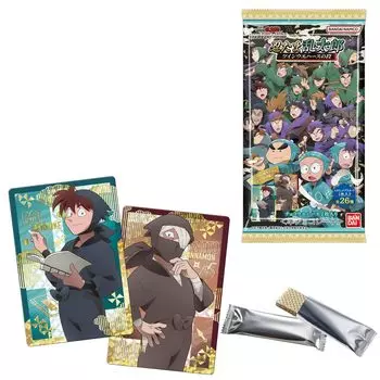 BANDAI Nintama Rantaro Twin Wafer Tier 20 шт. КОРОБКА Wafer (Конфеты-игрушки)