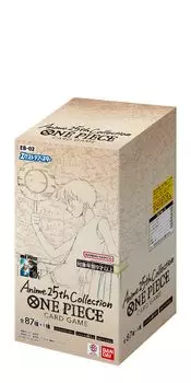 BANDAI ONE PIECE Card Game Extra Booster Anime25th collection 24 packs Target 9 years old and above [EB-02] (BOX) age