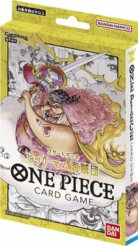 BANDAI ONE PIECE Карточная игра Стартовая колода Пираты Большой Мамочки [ST-07]