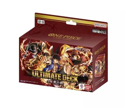 BANDAI ONE PIECE Карточная игра Ultimate Deck 3 Братья Бонды [ST-13]