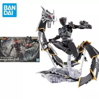 Bandai оригинальная фигурка-рост стандартная маска в маске Kamen Rider аниме модель RYUGA RYUKI суставы подвижная фигурка игрушечные лошадки