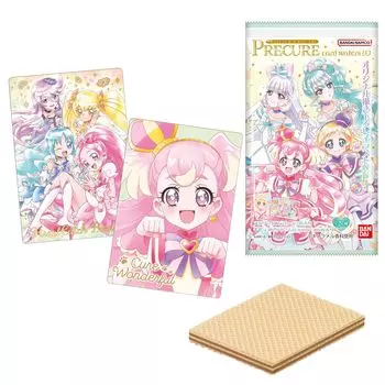 BANDAI PreCure Card Wafers 10 конфет (20 штук) игрушки/вафли (выпечка сладостей) (Серия PreCure)