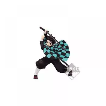 Bandai Приз первой лотереи Bandai Клинок разрушения демонов Идите вперед с нерушимым сердцем и клинком Фигурка Танджиро Камадо