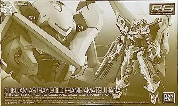 Bandai RG 1/144 Gundam Astray Gold Frame Amatsu Hana Модель комплект