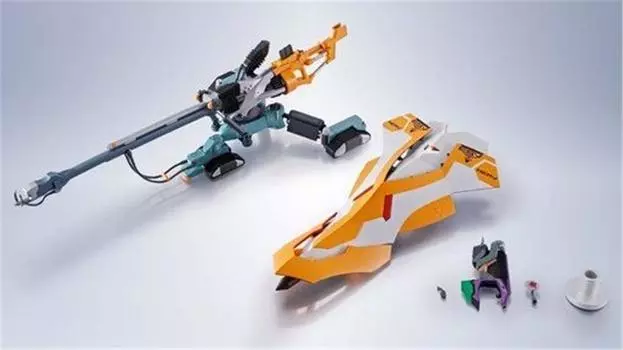 BANDAI ROBOT Spirits SIDE EVA Yashima Operation Reproduction Positron Rifle ESV Shield G Type Equipment Set Unit Unit Sold + + (Евангелион 01/0