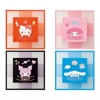 BANDAI Sanrio Персонажи CLEARSQUARE Подставка под стакан с жевательной резинкой Конфеты и (12 шт.) Игрушка/Мармеладка (Персонаж Санрио)