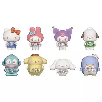 BANDAI Sanrio Персонажи Друзья Кукла Конфеты Жевательная резинка (12 шт.) Игрушка/Жевание (Персонажи Санрио)
