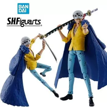 Bandai SHFiguarts Трафальгар. Law The Raid On Onigashima One Piece 16 см аниме оригинальная фигурка модель игрушка в подарок коллекция