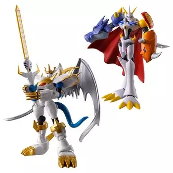 Bandai Shokugan Shodo Digimon Imperialdramon (Paladin Mode) & Omegamon