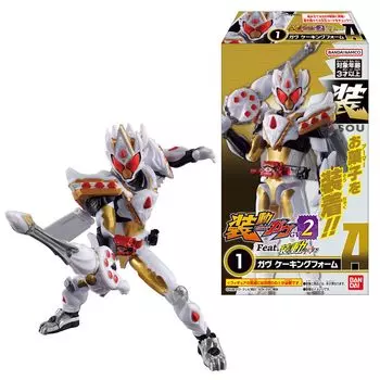BANDAI Содо Камен Райдер Gav GV2 Содо Камен Райдер Гитс Candy Gum Rider Feat. (12 шт.) Игрушка/Жевание (Серия Камен)