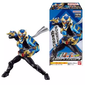 BANDAI Sodo Kamen Rider Gatchard Sodo Kamen Rider Geets 12 штук КОРОБКА конфет игрушка жевательная резинка 3 &