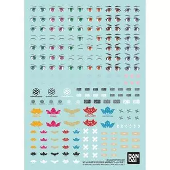 BANDAI SPIRITS 30MS (30 MINUTES SISTERS) Water transfer decal General purpose