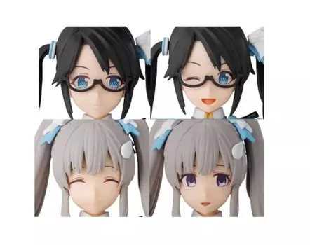 BANDAI SPIRITS 30MS THE Shiny Colors Дополнительные прически Набор деталей для лица пластиковая модель IDOLM@STER & (Юка Мицумине/Кирико Юя) Цветовая кодировка