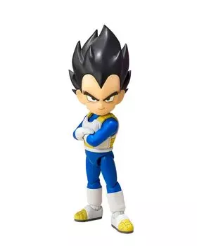 BANDAI SPIRITS Dragon Ball DAIMA Vegeta 70 мм ПВХ ABC окрашенная подвижная фигурка SHFiguarts (мини) -DAIMA- Приблизительно. &