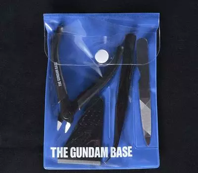 BANDAI SPIRITS Gundam Base Limited Plastic Model Tool Set (Nippers, Tweezers, Parts Separator, File)
