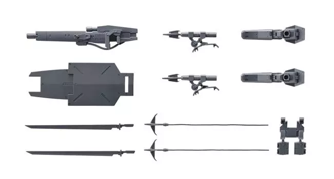 BANDAI SPIRITS HG Kyoukai Senki Weapon Set 3 scale plastic model 1/72 color-coded