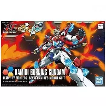 Bandai Spirits Hgbf 1 144 Kamiki Burning Gundam [Пытаемся собрать бойцов Gundam]