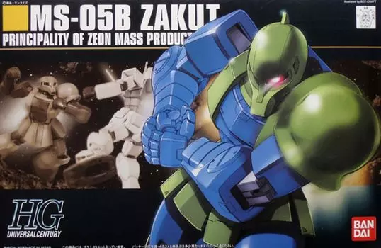 BANDAI SPIRITS HGUC HGUC Zaku I Suit 1/144 MS-05B (Mobile Gundam)