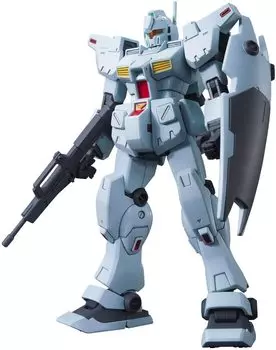 BANDAI SPIRITS HGUC Мобильный костюм Гандам 0083 Джим Масштабная пластиковая модель RGM-79N 1/144 с цветовой кодировкой синий