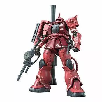 BANDAI SPIRITS Hobby MS-06S Zaku II Мобильный костюм Чара Азнабля Гандам (Версия «Красная комета».) Gundam The Origin HG 1/144, Мульти (БАС5057656), 11,89 дюйма