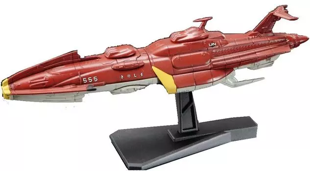 BANDAI SPIRITS Mecha Collection Космический линкор Ямато 2199 Киришима Пластиковая модель № 10 с цветовой кодировкой