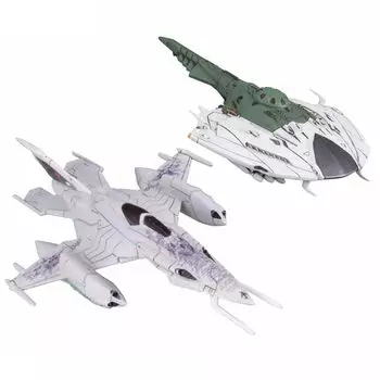 BANDAI SPIRITS Mecha Collection Space Battleship Yamato 2202 Warriors of Love Zwarke Staff Desbatator Set Пластиковая модель (Машина посольства) &
