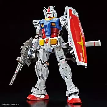 Bandai Spirits MG Gundam Base Limited Gundam Пластиковая Модельная База 1/100 RX-78-2 Вер.3.0 [Титановая Отделка] (Гандам Лимитед)
