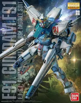 BANDAI SPIRITS MG Mobile Suit Gundam F91 Gundam F91 масштабная пластиковая модель Ver.2.0 1/100 с цветовой кодировкой