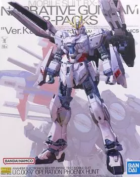 BANDAI SPIRITS MG Narrative Gundam Ka масштабная пластиковая модель B-Packs Ver. 1/100 предварительно окрашенный