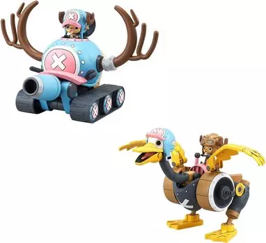 BANDAI SPIRITS ONE PIECE Chopper Robo 1 2 Tank Chopper пластиковая модель Нет. & Нет. (Вертолет и крыло) Цветовая кодировка