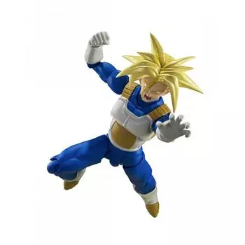 Bandai SPIRITS SHFiguarts Dragon Ball Super Saiyan Trunks - Скрытая супер сила приблизительно. Подвижная фигурка, окрашенная в ПВХ и АБС-пластик, 140 мм