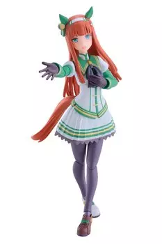 BANDAI SPIRITS SHFiguarts Uma Musume Pretty Derby Silence Suzuka Approx. Окрашенная подвижная фигура из АБС и ПВХ, 134 мм