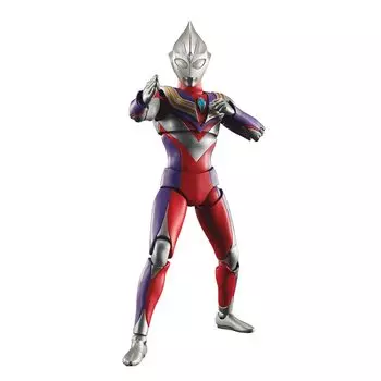 BANDAI SPIRITS Стандартный Ultraman Tiga Пластиковая модель Фигурка с подъемом Мультитип Цветовая кодировка