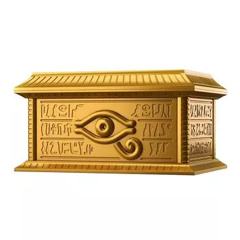 BANDAI SPIRITS ULTIMAGEAR Yu-Gi-Oh Millennium Puzzle Storage Box «Golden Chest» Цветная пластиковая модель