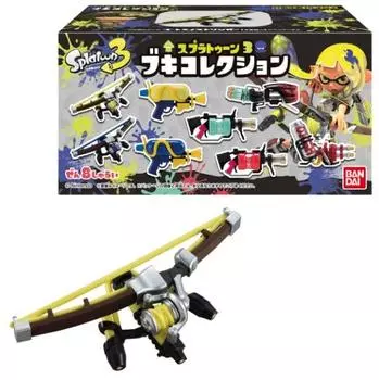 BANDAI Splatoon 3 Buki Collection BOX 8 предметов (Конфеты-игрушки)