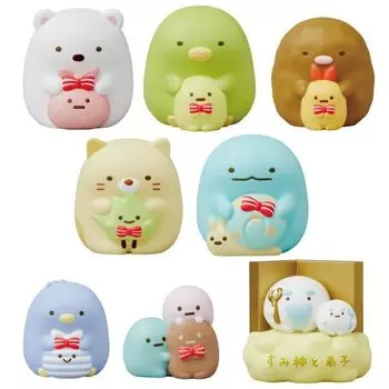 BANDAI Sumikko Gurashi Friends 6 видов набор продается в коробке [8 (полный полный)] *Нет