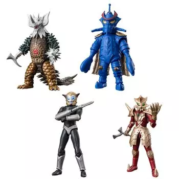 BANDAI Super Motion Alpha Ultra Monster 3 конфеты жевательная резинка (4 шт) Игрушка/Жевание (Серия Ультрамен)